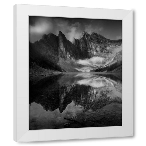 After A Rain White Modern Wood Framed Art Print by Li, Bing