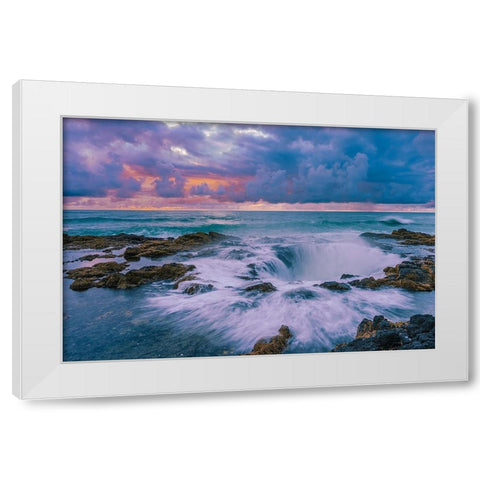 Magic Thor Well White Modern Wood Framed Art Print by Shi, Mei