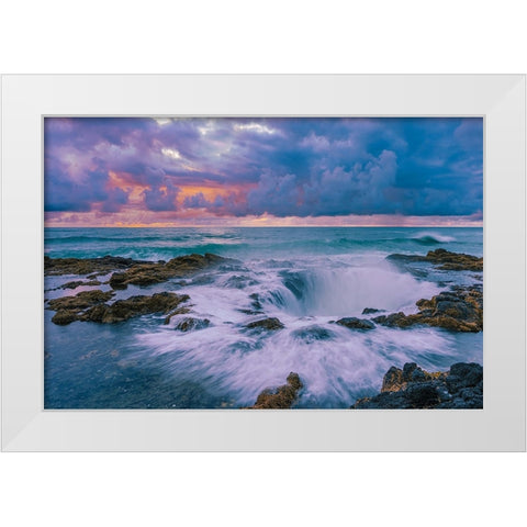 Magic Thor Well White Modern Wood Framed Art Print by Shi, Mei
