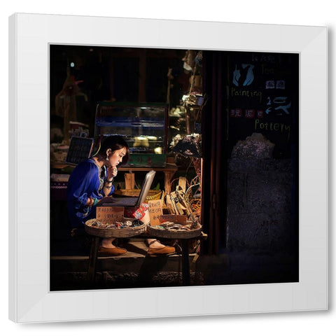 Interludes III - A Photo Collection White Modern Wood Framed Art Print by Steverson, Michael