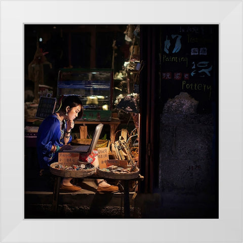 Interludes III - A Photo Collection White Modern Wood Framed Art Print by Steverson, Michael