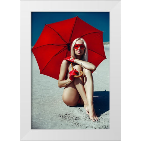 Taken over by Summer White Modern Wood Framed Art Print by Bolgov (Axe), Ruslan