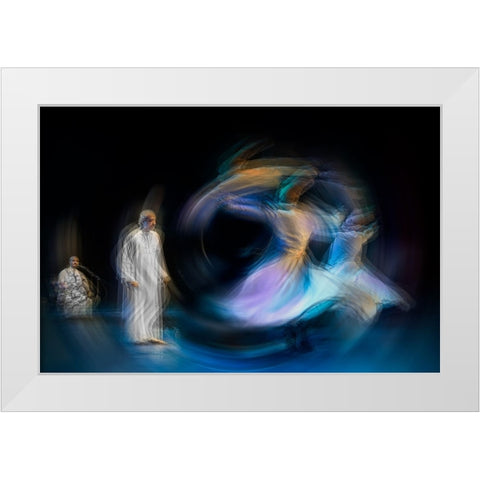 Untitled White Modern Wood Framed Art Print by Shawki, Mohamed