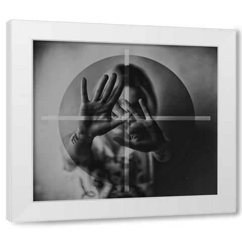 Untitled White Modern Wood Framed Art Print by Ulfig Arps, Sandra