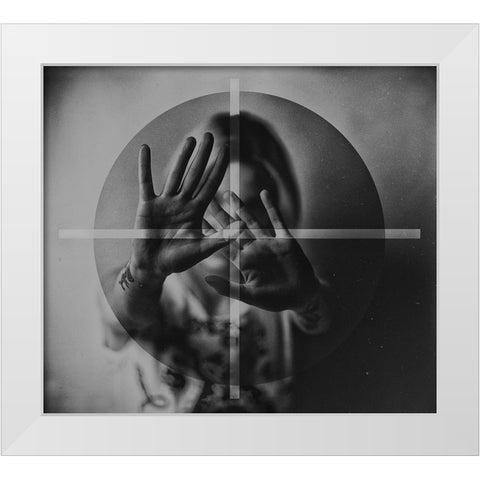 Untitled White Modern Wood Framed Art Print by Ulfig Arps, Sandra