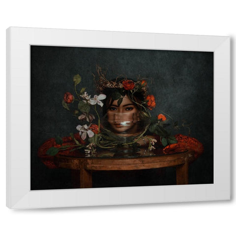 A Different Way White Modern Wood Framed Art Print by Abdillah, Djayent