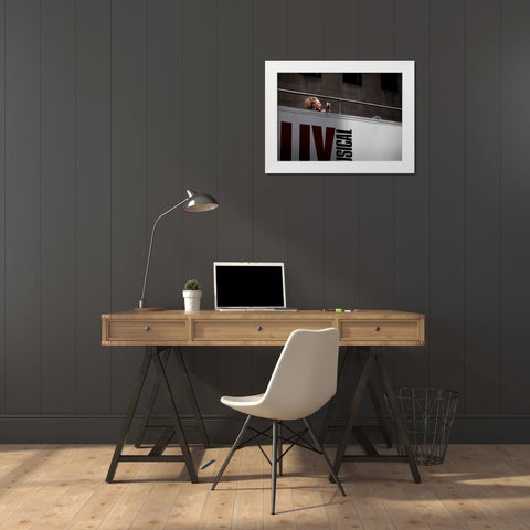 So What-I Am Woman ... White Modern Wood Framed Art Print by Verdon