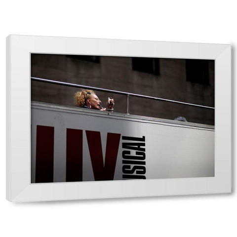 So What-I Am Woman ... White Modern Wood Framed Art Print by Verdon