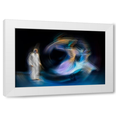 Untitled White Modern Wood Framed Art Print by Shawki, Mohamed