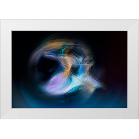 Untitled White Modern Wood Framed Art Print by Shawki, Mohamed