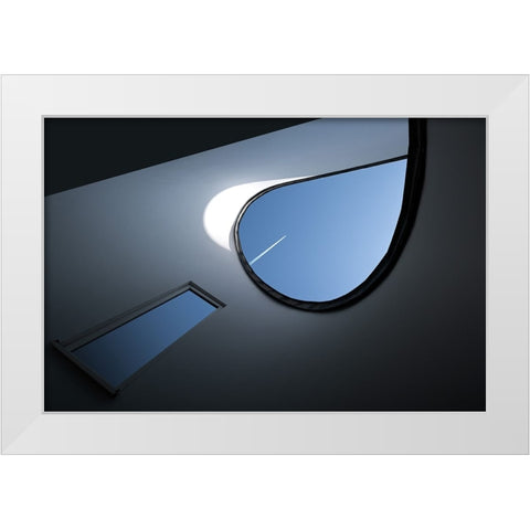 High In The Sky White Modern Wood Framed Art Print by Endermann, Rolf