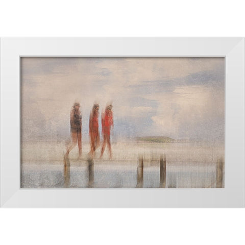 ItS A Wonderful Life White Modern Wood Framed Art Print by Van Der, Jan