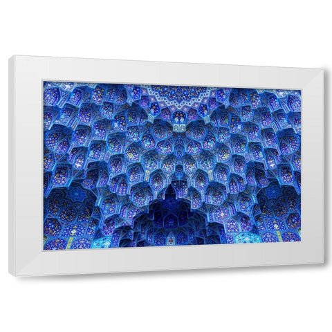 The miracle of architecture White Modern Wood Framed Art Print by Mohammad Hossein, Hamid