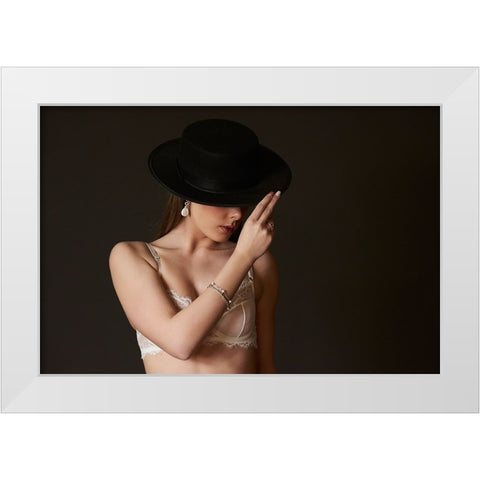 Esencia Del Sur White Modern Wood Framed Art Print by Navarro Villanueva, Luis