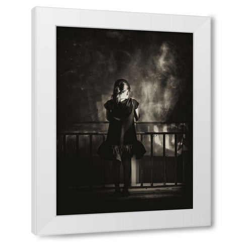 Memories White Modern Wood Framed Art Print by Pansky, Rachel