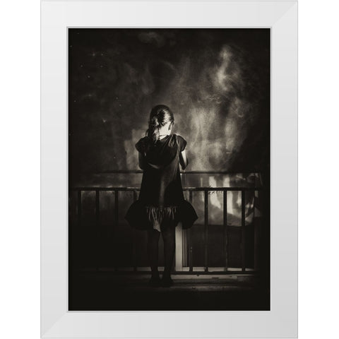 Memories White Modern Wood Framed Art Print by Pansky, Rachel