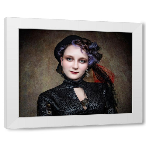 Wild EyeS White Modern Wood Framed Art Print by Springgay, Daniel