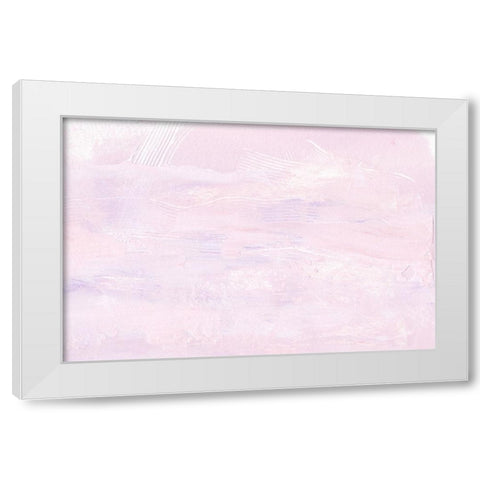 Pastel Flow No 1 White Modern Wood Framed Art Print by Uplusmestudio