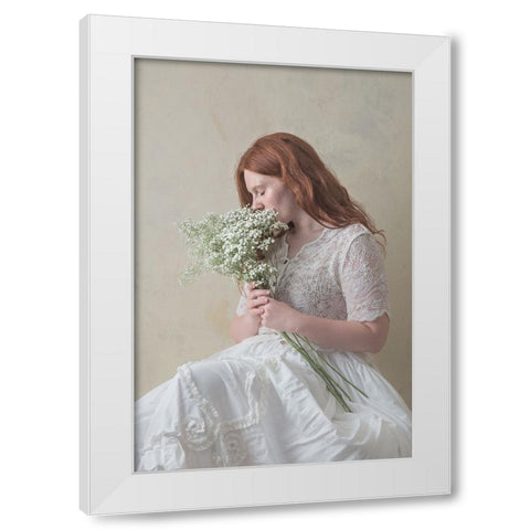 Never Stop Dreaming White Modern Wood Framed Art Print by Franke, Ruth