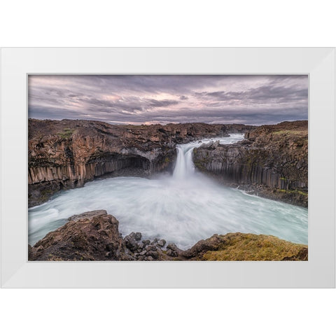 Iceland 10 White Modern Wood Framed Art Print by J Rao, Jenny