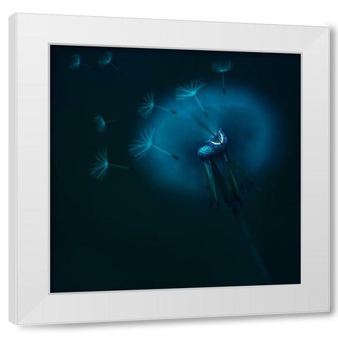 Untitled White Modern Wood Framed Art Print by Georgieva V, Nikki