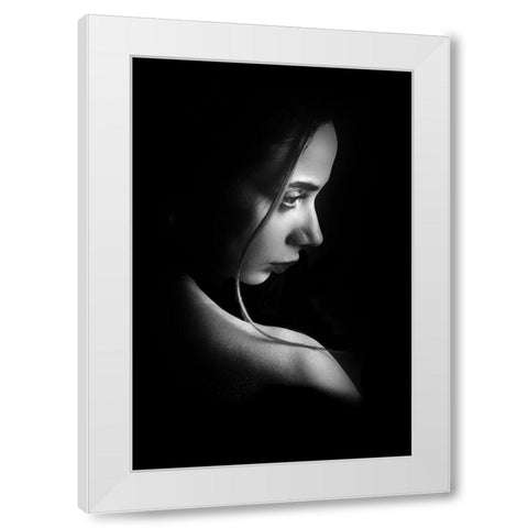 Ritratto Di Laura White Modern Wood Framed Art Print by Fidanza, Toni