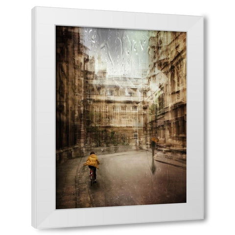 ...The Streets Of Rome... White Modern Wood Framed Art Print by Gerber, Charlaine