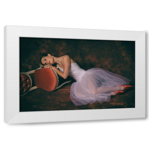 Sensuality White Modern Wood Framed Art Print by Loipeldinger, Fritz