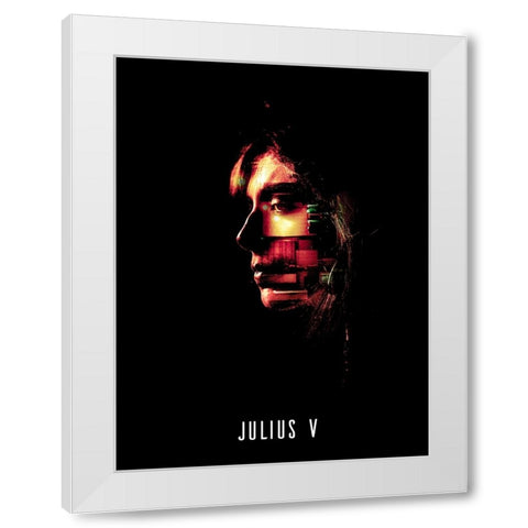 Subject N. V White Modern Wood Framed Art Print by Boaretto, Davide