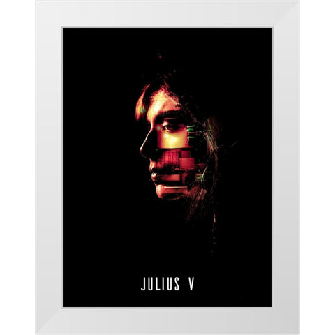 Subject N. V White Modern Wood Framed Art Print by Boaretto, Davide