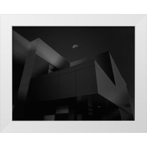 The Faculty Building White Modern Wood Framed Art Print by Fu, Molly