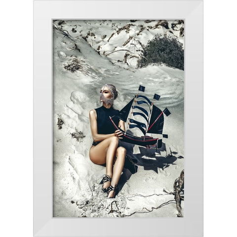 The Mystery Of Life Is A Reality To Experience White Modern Wood Framed Art Print by Bolgov (Axe), Ruslan