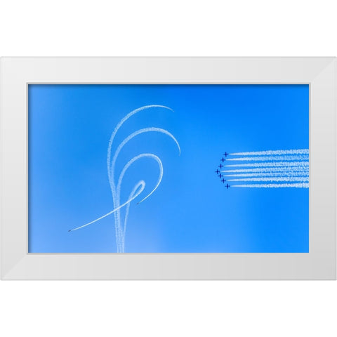 Donaat Pass Me By White Modern Wood Framed Art Print by Punyet Miro, Carles
