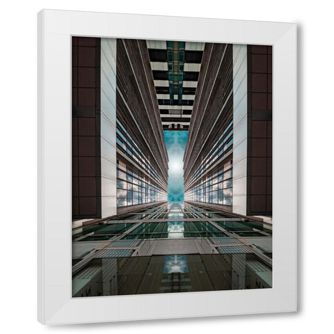 Subterfuge White Modern Wood Framed Art Print by Chiodo, David