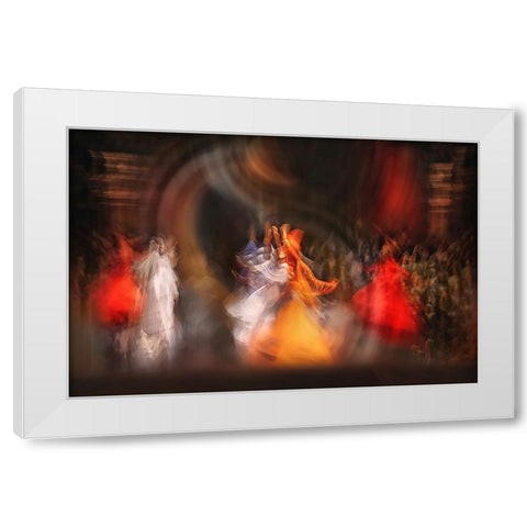 Before Qbuona Cenaq White Modern Wood Framed Art Print by Shawki, Mohamed