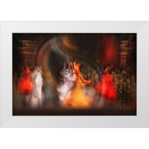 Before Qbuona Cenaq White Modern Wood Framed Art Print by Shawki, Mohamed