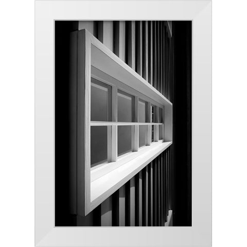 From Left To Right [1] White Modern Wood Framed Art Print by Parola, Roberto