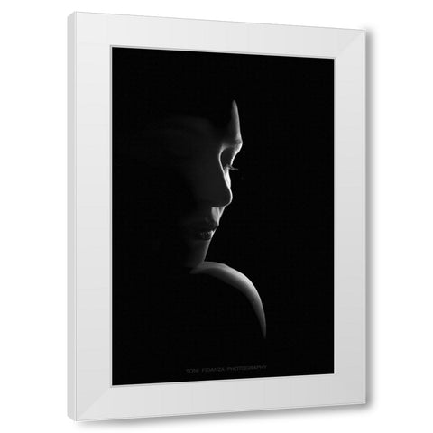 Essence White Modern Wood Framed Art Print by Fidanza, Toni