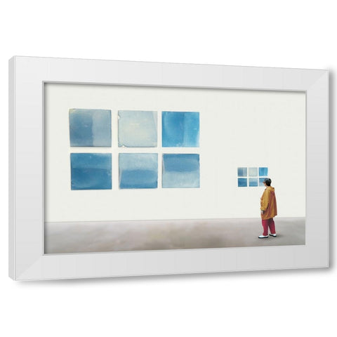 A Love For Small Things White Modern Wood Framed Art Print by Vangindertael (Lagrange), Luc