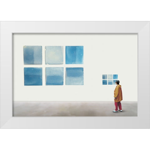 A Love For Small Things White Modern Wood Framed Art Print by Vangindertael (Lagrange), Luc