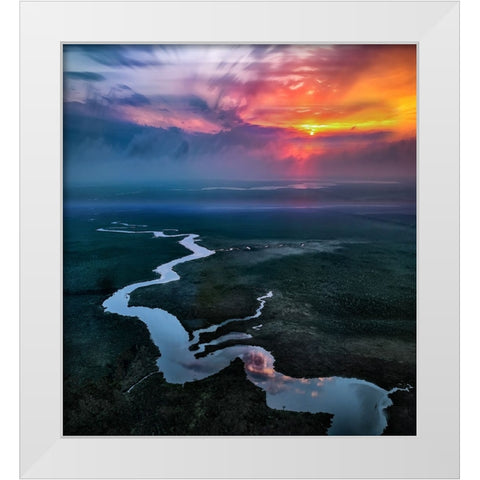 My Affectionate Beloved White Modern Wood Framed Art Print by Yu, Liyun