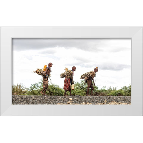 Hard Work II White Modern Wood Framed Art Print by Wiener, Iris