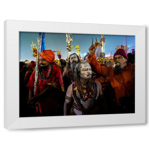 Clans III - A Photo Collection White Modern Wood Framed Art Print by Steverson, Michael