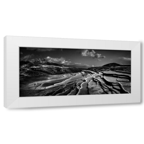 Lord Of Nature White Modern Wood Framed Art Print by Arabzadeh, Abbas