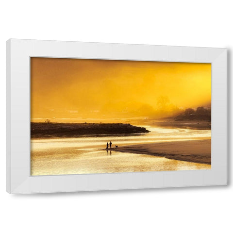 Perfec Day White Modern Wood Framed Art Print by Concepcion Alvarado, Jesus