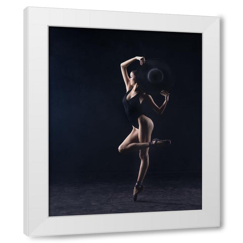 Untitled White Modern Wood Framed Art Print by Suhardjo, Lisdiyanto