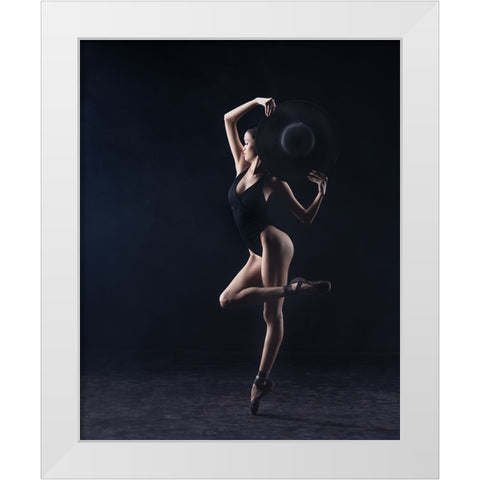 Untitled White Modern Wood Framed Art Print by Suhardjo, Lisdiyanto