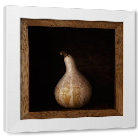 Gourd In A Box White Modern Wood Framed Art Print by Gronkjar, Lotte