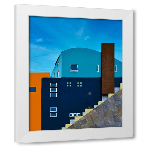 Architecture - Laurel Canyon Los Angeles California White Modern Wood Framed Art Print by Orbach, Arnon