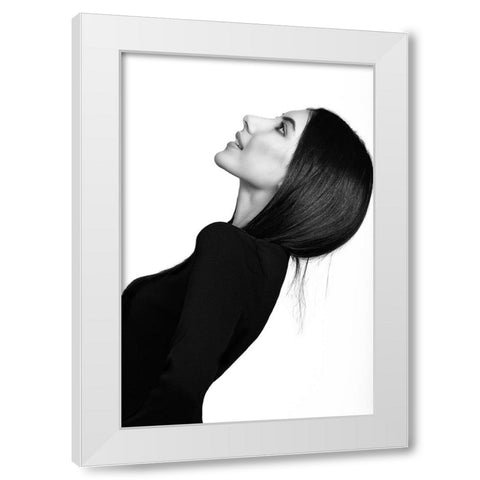 Untitled White Modern Wood Framed Art Print by Tejada, Cesar